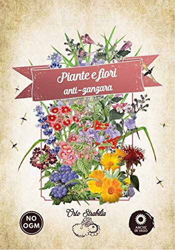 piante e fiori anti zanzara,mix di semi,gr 1,semi rari,semi strani, orto strabilia