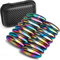 Magnetische Ringe Fidget Finger Schreibtisch Magnet Spielzeug Ring Rattleschlange Spielzeug Magische Ring Magnetkugeln Werkzeuge Stressabbau Magic Unzip Finger Spiel Finger Fidget Toy