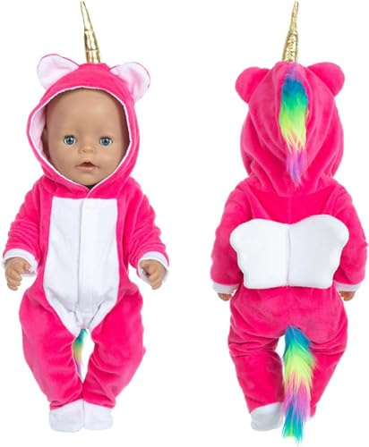 Baby Doll Clothes for 14-18 Inches Baby Doll, Baby Dolls Clothes for 35-43cm Baby Doll for Girls Birthday Christmas Party (Not Include Doll)