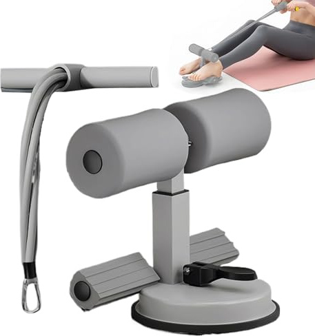 Installez la machine pour l'ABS, assistez à un appareil d'assistance | Barre de sit-up réglable clairement – Support de gobelet à ventouse, assistant de l'assistant d'entraînement abdominal, barre de