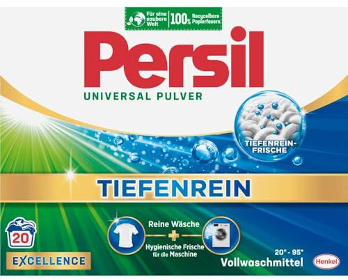 Persil Universal Detergent Powder (20 Loads | 2.6 lbs | 1.2 kg) - All-in-one Solution For Deep Clean Laundry And Freshness For The Machine