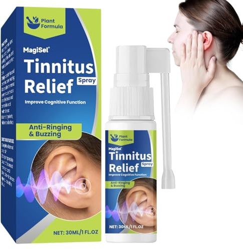 Tinnitus Spray, 30ml Ohrenspray, Ohrenschmalz-Reinigungs, Spendet Feuchtigkeit Ohren