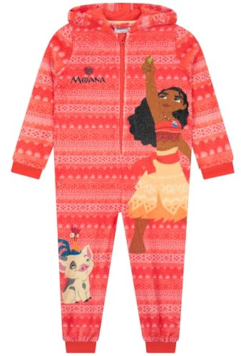Disney Pijama Niña Vaiana, Pijama Mono De Princesas, Pijamas Polares De Lana, Pijamas Niño Moana, Naranja 5-6 Años