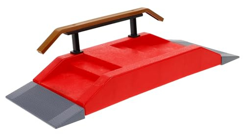FUNOMOCYA Mini Rampa para Finger Skateboard de Plástico Detallada Accesorio para Parque de Skate Miniatura Plataforma DIY para Entrenamiento y Mejora de Habilidades