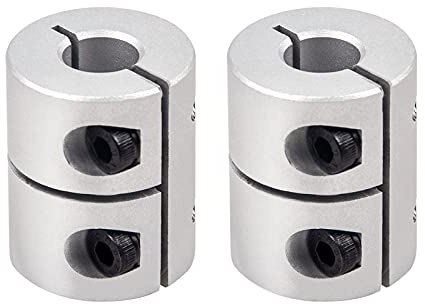 UniTak3D Wellenkupplung 5mm * 8mm(2 Stück) NEMA 17 Gewindespindel Gehäuse Starre Kupplung für Ender 3 V2 Ender 3 PRO CR10 CR10S Serie 3D-Drucker und CNC-Maschine