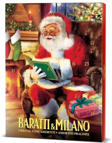 CALENDARIO AVVENTO BARATTI & MILANO CIOCCOLATINI ASSORTITI NATALE 248g