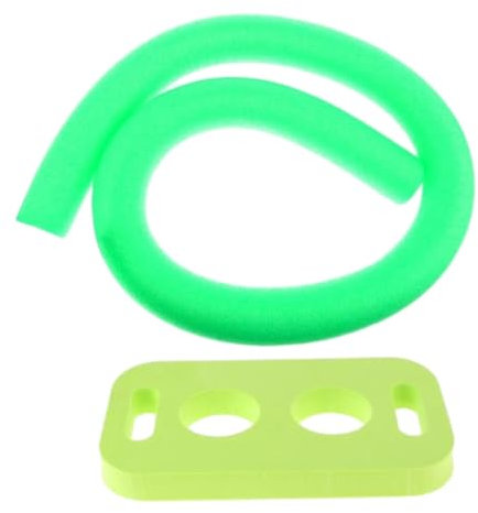 kowaku Fideos flotantes para Piscina con Conector, Fideos Redondos para Piscina con Tubo de Espuma, Suministros para Deportes acuáticos, Verde