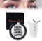 2 Paare Faux Cils Magnetique Naturel, Réutilisable Faux Cils Magnetique avec applicateur, pas besoin de colle Cils Magnetique Facile à porter et à enlever, Livré avec un guide
