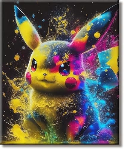 A98K Kits de Pintura por Números para Adultos y Niños, Lienzo sin arrugas, Imágenes de dibujo de anime DIY con pincel y pintura acrílica como regalo, Lienzo grande para decoración de pared 40x50cm