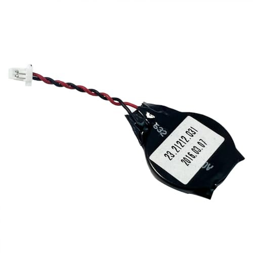 ZAHARA CR2032 COMS-Batterie für Dell Insp-Iron 5368 5378 7368 7378 7370 7569 3340 5423 Latitude 3580 CR2032 23.21212.031 651948-001 691572-001 CMOS Battery Motherboard bios Batterie