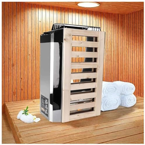 XOYTLR Sauna Stove 304 Stainless Steel Sauna Heater 110V-240V Internal Control Sauna Heating Stove Heater Sauna Room Equipment Wet and Dry Bath Sauna Heater Stove for Home Hotel Spa Steam Room
