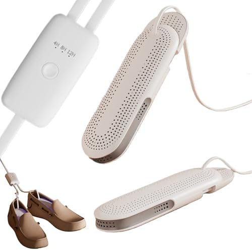 Erwac Sèche-chaussures pour chaussures de sport - Machine à sécher les chaussures UV - Chauffe-chaussures portable - Fonction de minuterie - Équipement ignifuge chauffant - Élimination des odeurs