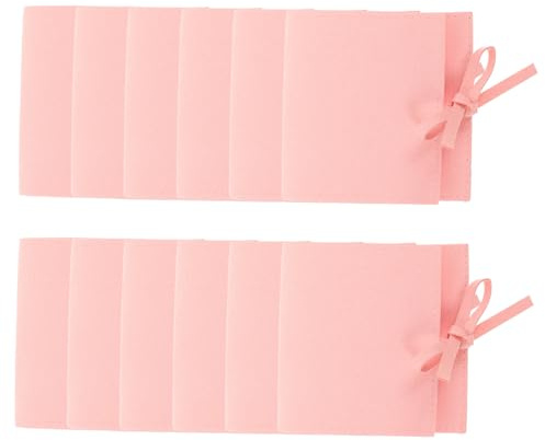 GALPADA 12 Piezas Bolsa de Almacenamiento de Joyas pequeñas Bolsas de joyería Bolsas pequeñas para as Saco de Terciopelo Suave de ería con cordón de as Franela Rosa