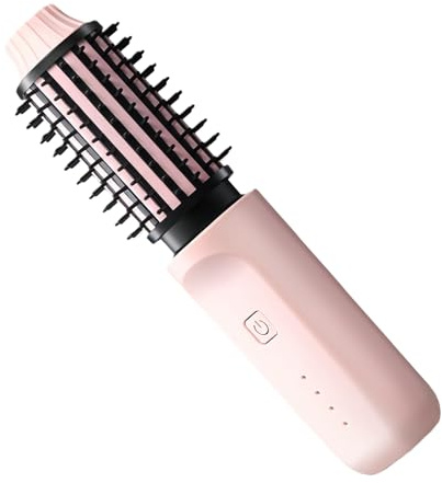 Cordless Hair Straightener Brush | Portable Styling Curler Comb - Cordless Curling Iron Brush,for Salon Home Dorm Hotel Bathroom Hairdresser Women Men Mother