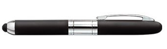 Heri Stempelkugelschreiber Mini Stamp&Touch Pen 3 in 1 in schwarz