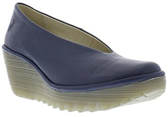 Fly London P500025203, Scarpe con Zeppa Donna, Blu (blue 202), 40 EU