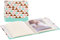 Hama Minimax Fotoalbum Designline (Traditionelles Fotoalbum im Format 13 cm x 16,5 cm, für 100 Fotos 10 x 15 cm, 100 Seiten, Dreieck) weiß/braun/türkis/rosa
