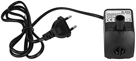 Bomba De Fuente 600L/H 8W Agua Sumergible Para Acuario Silenciosa Filtración Baja Succión Inferior Pecera Tanque Estanque Hidropónico Y Patio Trasero 2