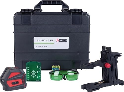 Kreuzlinienlaser NCL-2G SET 20 (50 m.Empfänger) m ± 3 mm/10m NESTLE