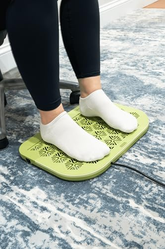 Heatka Electric Foot Warmer – Under Desk Heated Floor Mat for Home Office, Energy-Saving Infrared Noiseless Heater Pad – Adjustable Temperature, Anti-Slip Design