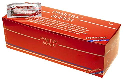 144 PROFILACTIQUES PRÉSERVATIFS CONDOM ROUGE PAMITEX - PACK ANONYME