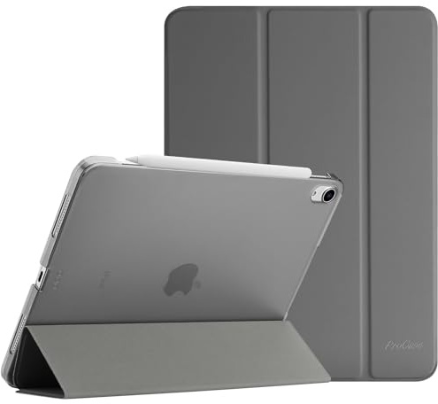 ProCase Hülle für iPad Air 11 Zoll M4/M3/M2 (2026/2025/2024), 11 iPad Air 8./7./6./5/4 Gen 10,9 Zoll (2022/2020) Schutzhülle Case Cover für iPad Air 11 -Grau