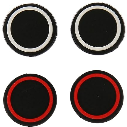 Cappucci per Impugnatura per Pollice per Steam Deck, Manopole in Silicone Antiscivolo Cappucci per Joystick, Copertura Pulsante Stick Analogico con 4 Protezioni per Joystick per