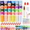 BUYGOO Nähmaschinengarn Set, 700 Yard 36 Farben NäHgarn Set, Nähgarn Sortiment Set, Nähgarn Set für Nähmaschine mit Spulen, Garn Set Nähmaschine, Nähgarn Set Nähgarn für Nähmaschine, für Overlock