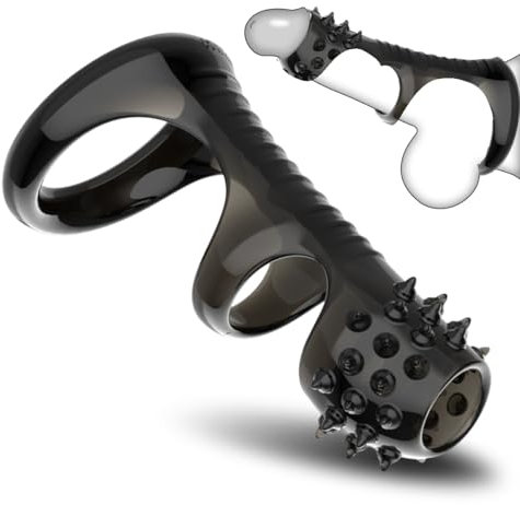 Cockring Sex Spielzeug für die Männer - Penisring & Hodenring für den Mann - Perfekte Passform, Dehnbare Cockringe für härtere Erektionen, Penis Ring Erotik Sex Spielzeug für Paare Extrem, schwarz