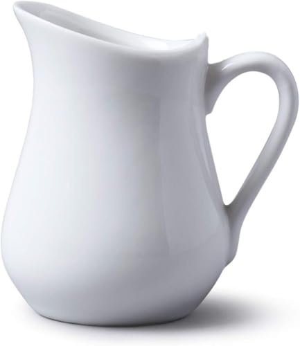 Lnwwrv Piccola brocca Tradizionale in Porcellana Bianca da 100 ml, distributore di Vino, brocca Decorativa per Vino/Cerimonia del tè o Uso Domestico