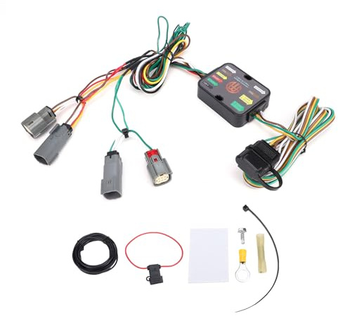 Naroote Kit Cablaggio Traino Connettore a 4 Pin 56462 Kit Cablaggio Rimorchio Multifunzionale di Ricambio per Bronco Sport 2021-2025