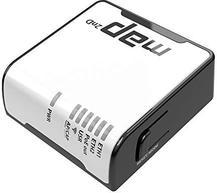 MikroTik Map Nero, Bianco Connessione Ethernet, supporto alimentazione tramite questa porta (PoE)