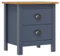 vidaXL Nachttisch Hill Grau 46x35x49,5 cm Massivholz Kiefer