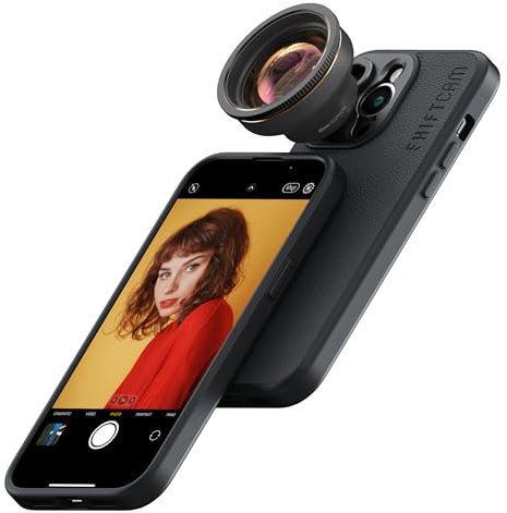Shiftcam | LensUltra 60mm Telephoto Lens - 2x Magnification, 30-40cm Focus Distance - Capture Distant Beauty, Flattering Portraits, Optical Zoom, Premium Design