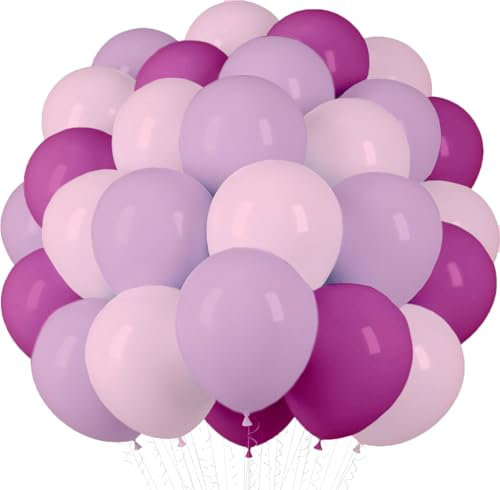 50 Globos Rosa de Látex Natural Biodegradables, Fabricados en la UE, 12 (31cm), Óptimos para Helio y Aire, Ideales para Bodas, Cumpleaños y Bautizos