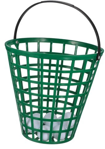 BESPORTBLE 100stücke Golfballkorb Aus Material Balltrageeimer Mit Griff Ballhalter Für Outdoor Nutzung Stapelbar Für Minimalen Platzbedarf Enthält Bälle