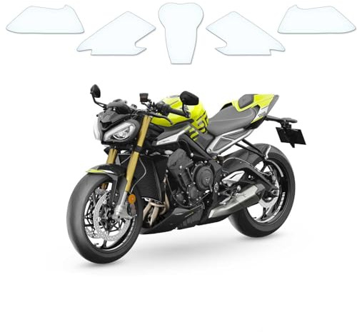 Stone Chip Paint Protection Film PPF Motorcycle Film Suitable for Triumph Street Triple 765 RS 2023-2025 Tank Protection Film Clear PU