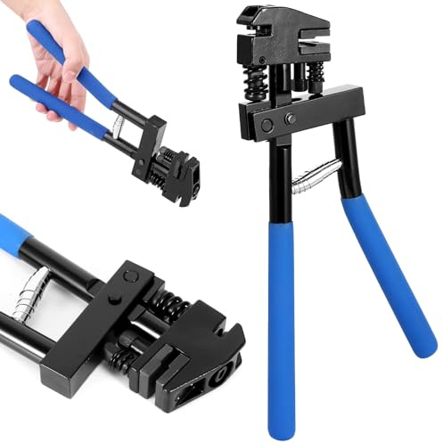 Edge Setter Hand Joggler Panel Flanging,5mm Hole Punch Kit for Edge Joggler | Panel Flanging Punch Tool with Rubber Coated Handle for Panel Flanging, Welding