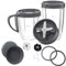 Accessories for Compatible with Nutribullet Blade wilth lids,Gears Set, Cup with Gasket Set Replacement Parts for Compatible with NutriBullet 900W/600W Series