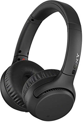 Sony WH-XB700 Bluetooth Kopfhörer (Extra Bass, NFC, 30h Akku, Freisprechfunktion, Google Assistant, Amazon Alexa, Headset mit Mikrofon für Telefon & PC/Laptop) schwarz
