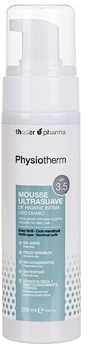 Ultralätt skum för intim hygien pH 3.5 Physiotherm för fertil ålder eller menstruationscykel, 200 ml