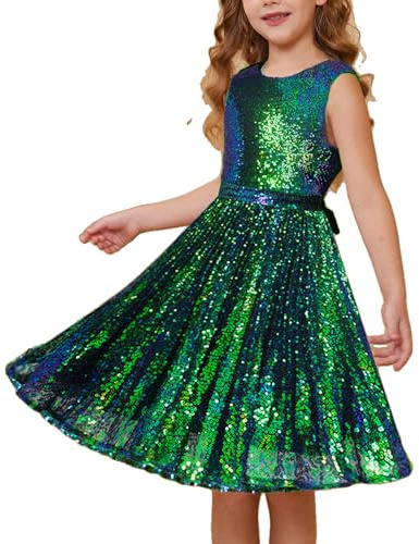 GRACE KARIN Green Sequin Dress Size 8-10 Prom Party Birthday Sparkle Dance Graduation Dresses