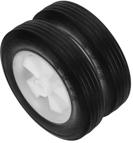 BESPORTBLE 2stücke Vorderräder Für Rasenmäher Aus Gummi Und Ersatz Reifen Für Rasenmäherzubehör Multifunktionsräder Für Wagen Und Rasenmäher