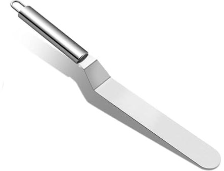 Winkelpalette Torte, Streichpaletten für Torten, Winkelpalette Set Edelstahl zum Backen, Torten selber machen, Tortendekoration aus Fondant(6 Zoll, Silber)