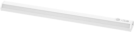Osram LINEAR Mobile LED-Unterbauleuchte mit Bewegungsmelder 400mm in Weiß aus Aluminium, batteriebetrieben, USB-aufladbar, IP20-Schutz, für Regal- und Unterbaubeleuchtung
