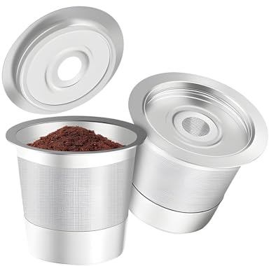 Coffee Cup Stainless Steel K Pods, Enduring Filter Accessories for Brewing Stainless Steel K Cups Coffee Pods