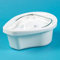 Gordon Ellis Commode Pan Oval with Locking Lid, Versatile Oval Commode Pan with Lid Designed for Use with Voyager Folding Commode Seat, Ensuring Hygiene and Convenience