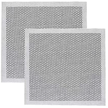 PaulStore Plasterboard Drywall Hole Cover REPAIR PATCH 4'' Self Adhesive Metal Mesh Plate 2Pcs