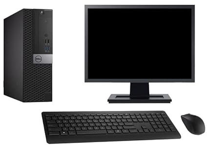 Dell PC 5050 SFF - Pantalla de 22 pulgadas i5-6500 RAM de 8 GB, disco duro de 500 GB, HDMI, Windows 10 WiFi (reacondicionado)