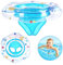 Flintronic Baby Schwimmring, Verstellbare Aufblasbare Schwimmsitz für Baby, Schwimmhilfen Spielzeug, Schwimmen Ring für Kinder 6 Monate Bis 3 Jahre (Glocke)